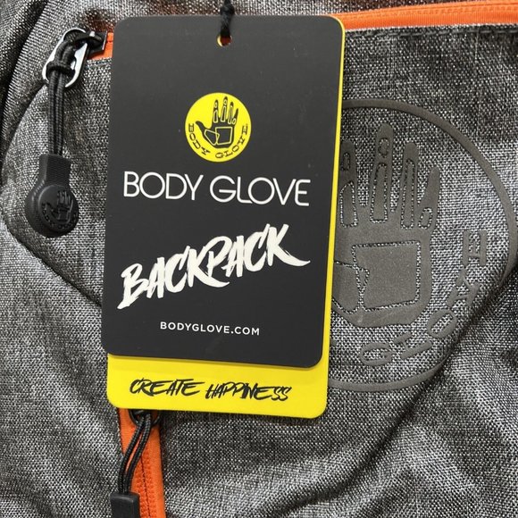 Body Glove Gray/Orange Laptop/tablet Backpack New! - Picture 3 of 8